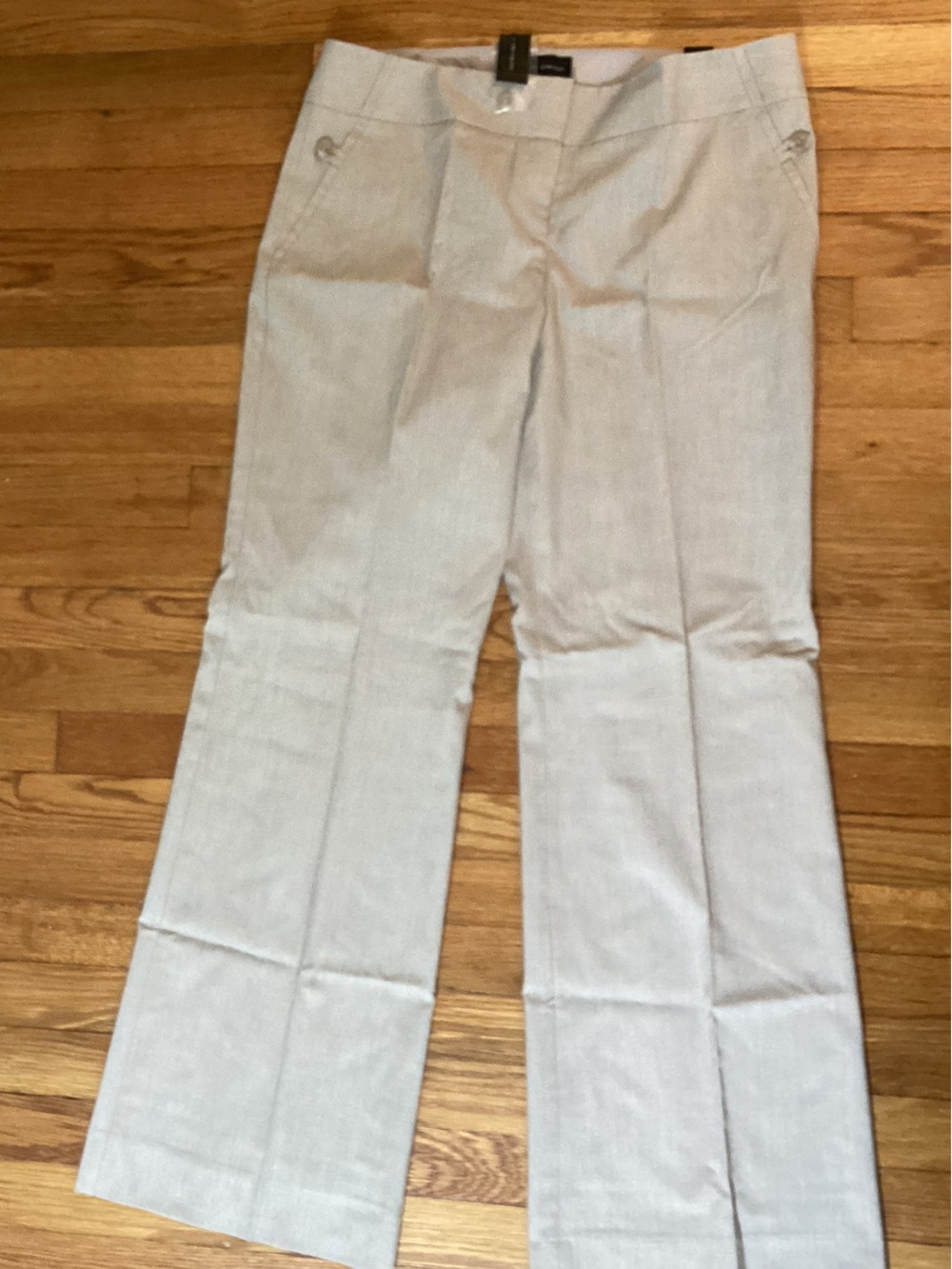 The Limited Light Gray Cassidy Fit Pants